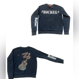 ✨Blinged out guitar sweatshirt